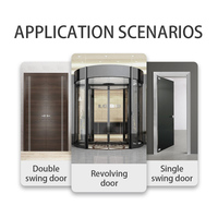 Yoursensor YS022 Détection de présence de sécurité pour entrée principale Opérateur de porte battante automatique Capteur de sécurité à balayage supérieur