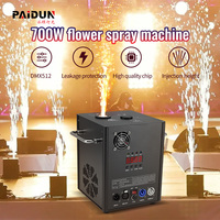 Machine à étincelles froides 700W avec télécommande sans fil DMX512 pour fêtes, mariages, scènes, effets de glace sèche, fontaines de flamme, feux d'artifice
