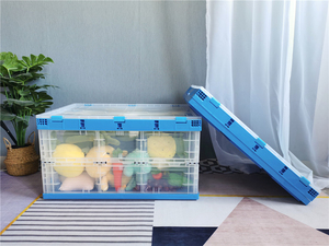 Lớn Rõ Ràng Nhựa Lưu Trữ Hộp Với Nắp Gấp Sortes Công Cụ Tote Container Container Cho Thực Phẩm Lưu Trữ Thùng Tổ Chức - Product Image 6