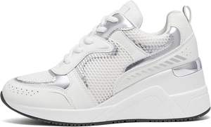 Baskets d'hiver à lacets et à talons compensés pour femmes, légères et faciles à enfiler - Product Image 6