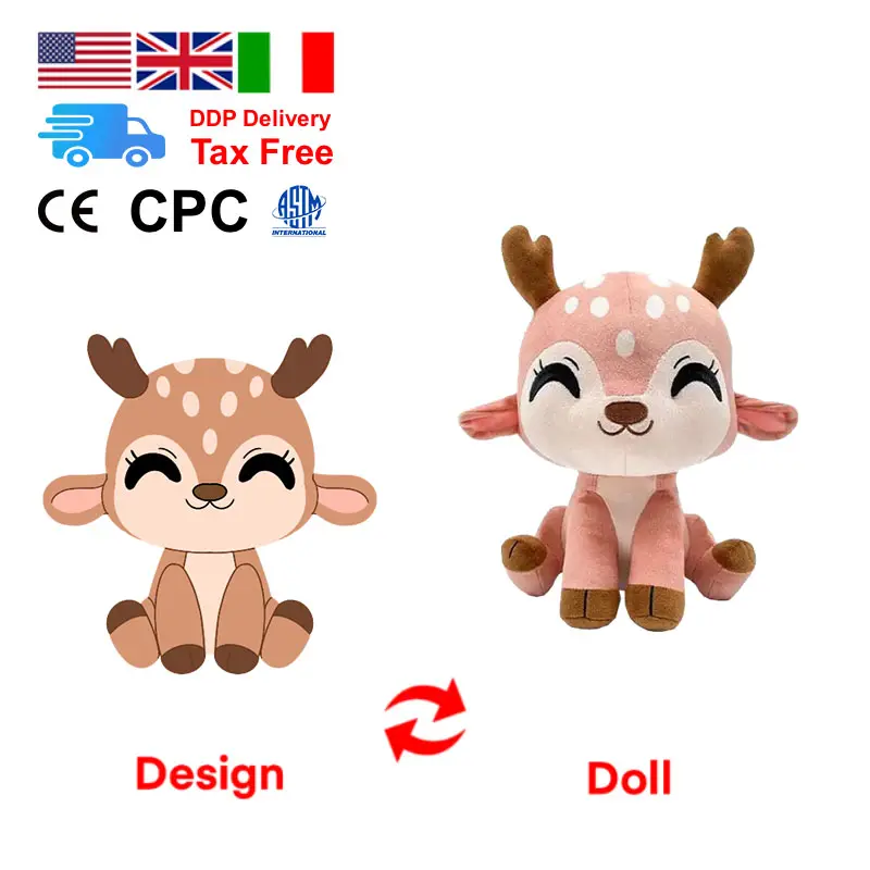 Hot Selling Custom Logo Toys Plush Custom Stuffed Animals Cute animal Design Plushei Toys