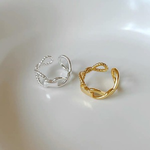 925 Sterling Silver Heart Braided <b>Open</b> <b>Ring</b> For Women Everyday Wear - Product Image 5