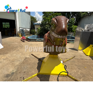 <span class=keywords><strong>Juego</strong></span> de máquina de dinosaurio inflable con control remoto Paseo de dinosaurio mecánico de velocidad ajustable para adultos Uso en interiores/exteriores - Product Image 5