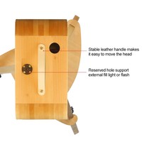 Photobooth Vintage en Bois Véritable pour Mariage, Cabine Photo Selfie DSLR avec Écran Tactile et Imprimante