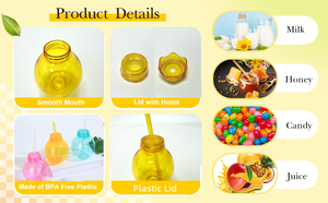 Chai nước uống nhựa nhỏ gọn, thân thiện với môi trường, tối giản, có thể tùy chỉnh màu sắc, dùng cho tiệc tùng - Product Image 5