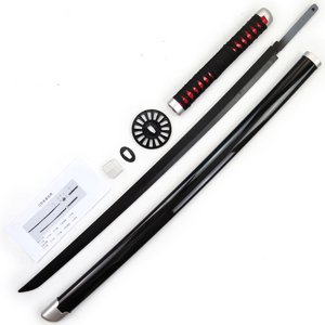 20 Estilos, 102 cm, Arma de Cosplay de Anime, Roronoa Zoro, Juego de <span class=keywords><strong>3</strong></span> Espadas, Versión ABS, Enma Ame No Habakiri Sandai <span class=keywords><strong>Kitetsu</strong></span>, Katana de Madera de Juguete - Product Image 3