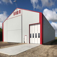 Hangar en structure métallique, bâtiment métallique personnalisable pour hangars et installations de stockage