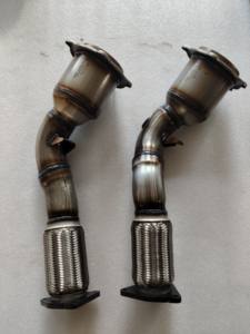 Convertisseur catalytique en acier inoxydable BINGCHUAN, montage direct pour Porsche Cayenne 4.8L V8, deux côtés, 2008-2010, Euro VI - Product Image 4