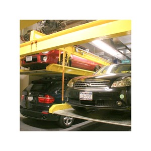 Sistema di parcheggio verticale a 4 Post per <span class=keywords><strong>auto</strong></span> con cilindro idraulico e funzionamento a pulsante di azionamento del motore con finitura verniciata parcheggio <span class=keywords><strong>auto</strong></span> - Product Image 4