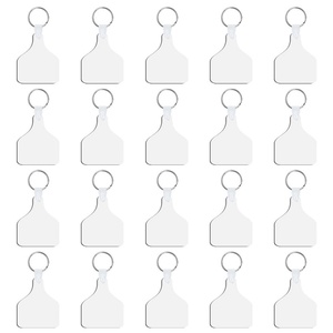 Llavero de MDF para Sublimación, Llaveros Personalizados para Transferencia de Calor, Anillo para Llaves para Impresión a Doble Cara, Llaveros para Botellas de Vino - Product Image 2