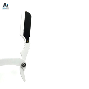 Meilleur acier inoxydable bord unique coupe gorge rasage rasoir visage minimaliste lame unique hommes soins personnels couleur personnalisée - Product Image 4