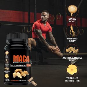 Amaz bitkisel Herbal Maca kök artı Ginseng kapsül erkekler enerji desteği Maca güçlü adam kapsül enerji kapsül sağlamak - Product Image 5