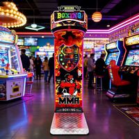 LEON Sports Machine de frappe électronique à monnayeur personnalisable pour parcs d'attractions, avec système de récompense, version anglaise, garantie 1 an