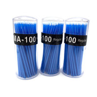 Micro-brosse jetable pour usage dentaire, micro-applicateur