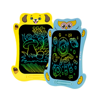 Nouveau 8.5 pouces jaune tigre forme dessin animé Style tablettes électroniques tableau graphique bloc-notes drôle pour apprendre les cadeaux d'anniversaire