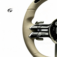 Volant en cuir personnalisé avec LED, adapté aux Mercedes AMG E63, C63, S63, W463, W213, W167, W222, fabriqué en usine
