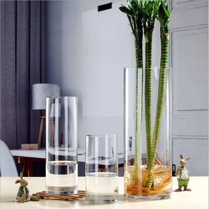 Jarrón de Vidrio Transparente Moderno al por Mayor con Diseño Art Deco para Decoración de Mesa, para Interiores del <span class=keywords><strong>Hogar</strong></span> o Eventos de Boda - Product Image 2