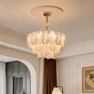 Lustre en cristal de luxe, lampe suspendue en verre LED, luminaire moderne pour hall d'hôtel, salon, décoration de meubles, <span class=keywords><strong>plafonnier</strong></span> - Product Image 5