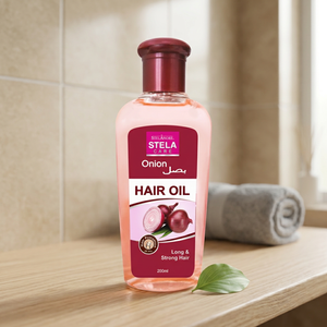 Huile capillaire à l'oignon, huile naturelle à base de plantes pour le soin des cheveux, soin nourrissant du cuir chevelu et routine de soin quotidienne des cheveux - Product Image 4