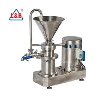 Moulin colloïdal humide électrique d'assaisonnement de SUS à vendre, broyeur industriel de pulpe de fruit/olive/fromage
