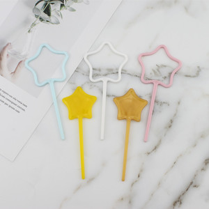 Plastic Cake Toppers Heart Star Crown Birthday Decoration Reusable - Product Image 4