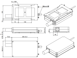 Gztech GT loạt 120-<span class=keywords><strong>Pro</strong></span> 120W nước làm mát sợi Laser nguồn - Product Image 5
