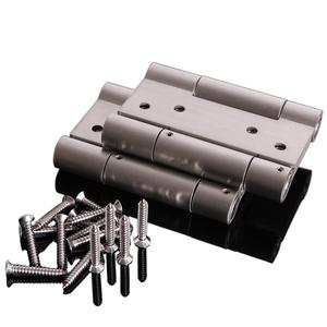 Charnière de porte à ressort hydraulique en acier inoxydable de 4 pouces, charnière de porte à double ouverture, barre/charnière de porte de cow-boy - Product Image 3