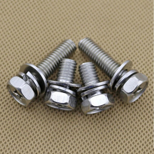 Tornillos Hexagonales de Acero Inoxidable de Alta Calidad M6 M8 M10 304 con Arandela de Resorte - Product Image 1