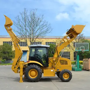 FREE SHIPPING Backhoe And Front Loader Epa Engine 4x4 Backhoes Loader