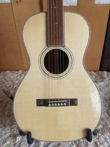 Haute qualité jouant de la guitare acoustique avec la taille de salon personnalisée tout en épicéa massif acajou palissandre - Product Image 2