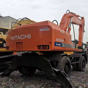 Excavadora de Ruedas Usada de Segunda Mano, Maquinaria para Movimiento de Tierras HITACHI EX160WD en Venta - Product Image 1