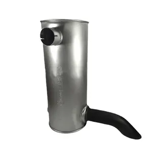 SH210 For Sumitomo original model aluminum-plated double-layer muffler Excavator muffler SH210 Exhaust pipe smoke