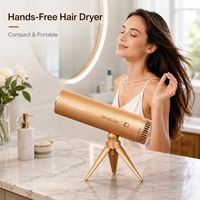 Sèche-cheveux de voyage compact 1200W, séchage rapide, haute vitesse, sèche-cheveux ionique pour des cheveux lisses et soyeux