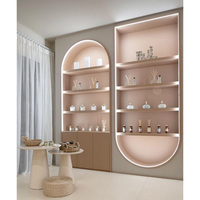 Comptoir de caisse personnalisé pour salon de beauté, table de réception couleur pour boutique
