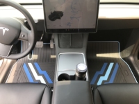 Tapis de sol de voiture en caoutchouc de luxe imperméable pour Tesla Model Y