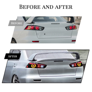 HCMOTIONZ V3 nuovo design gruppo luci posteriori 2008-2017 EVO X fumate 4 pz auto luci di coda a <span class=keywords><strong>LED</strong></span> per Mitsubishi <span class=keywords><strong>Lancer</strong></span> - Product Image 6