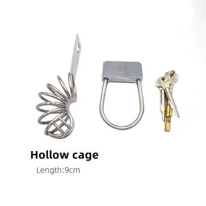 Omemade-Cinturón <span class=keywords><strong>de</strong></span> <span class=keywords><strong>castidad</strong></span> para hombre, jaula <span class=keywords><strong>de</strong></span> metal <span class=keywords><strong>de</strong></span> acero inoxidable para cintura, Juguetes sexuales para adultos - Product Image 4