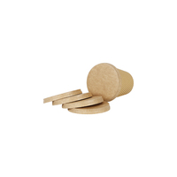 Kuppel deckel Hot Cups 16.12.20 oz Doppelwandiger Pappbecher 80mm 90mm Brauner Pappbecher Flache Deckel