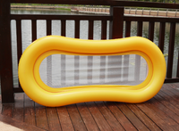 Nouveau transat gonflable flottant en filet, hamac aquatique, flotteurs de piscine