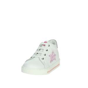 Sneakers da ragazza Falcotto bianche e rosa con glitter a stella, scarpe casual basse - Product Image 6