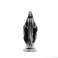 Statuette catholique créatif rétro alliage Maria voiture ornements pour la maison bureau décoration bijoux artisanat
