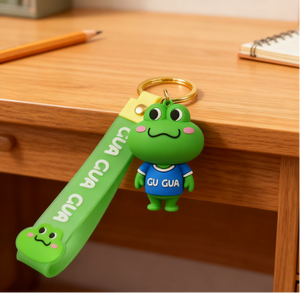 Bán buôn dễ thương ếch thiết kế phim hoạt hình chủ đồng xu <span class=keywords><strong>Keychains</strong></span>-không thấm nước Trọng lượng nhẹ nhựa Quà Tặng di động & lợi ích - Product Image 6
