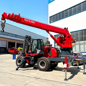 3t 5t xe nâng cần cẩu Forklift forks <span class=keywords><strong>Crane</strong></span> tập tin đính kèm 4x4 bánh xe ổ đĩa xe nâng với cần cẩu - Product Image 3