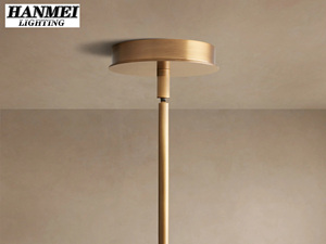Modern Gold & <b>White</b> Steel and Glass LED Pendant Lamp With Warm Light HM-Pendant Lamp Warm <b>White</b> Light 3500K Provides a Cozy Ambi - Product Image 6