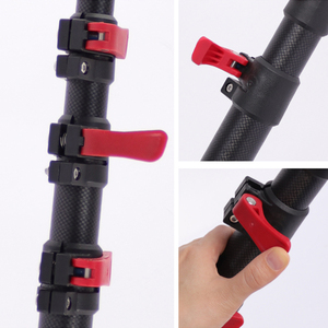 24Ft bastone telescopico in fibra di carbonio portatile eco-friendly per la pulizia della casa strumenti personalizzati di estensione palo di bloccaggio - Product Image 4