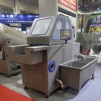 Máquina Inyectora de Salmuera para Carne Semiautomática con Bomba de Motor para Salchichas, Pollo, Pescado, Cerdo y Res