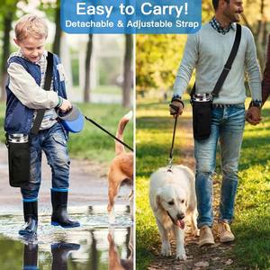 Su Şişesi Çantası, Çapraz Askılı Su Şişesi Taşıma Çantası, Bardak Su Şişesi Soğutucu Çanta, Omuz Askılı - Product Image 4