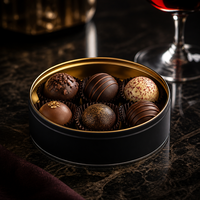 Boîtes de conserve personnalisées avec couvercle imprimé, emballages cadeaux, boîtes rondes en métal pour chocolats et biscuits