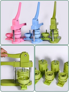 Nueva Máquina Profesional <span class=keywords><strong>para</strong></span> Hacer Botones de 50*50mm, Prensa de Botones DIY <span class=keywords><strong>para</strong></span> Insignias, Botones y Manualidades Personalizadas - Product Image 5