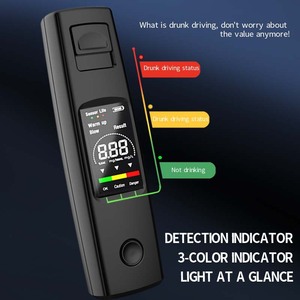 2025 Günstiger Preis Aufladbarer Tragbarer Alkoholtester Atemtyp Hochpräziser Alkoholtester zur Überwachung von Alkoholimprägnierung beim Autofahren - Product Image 3